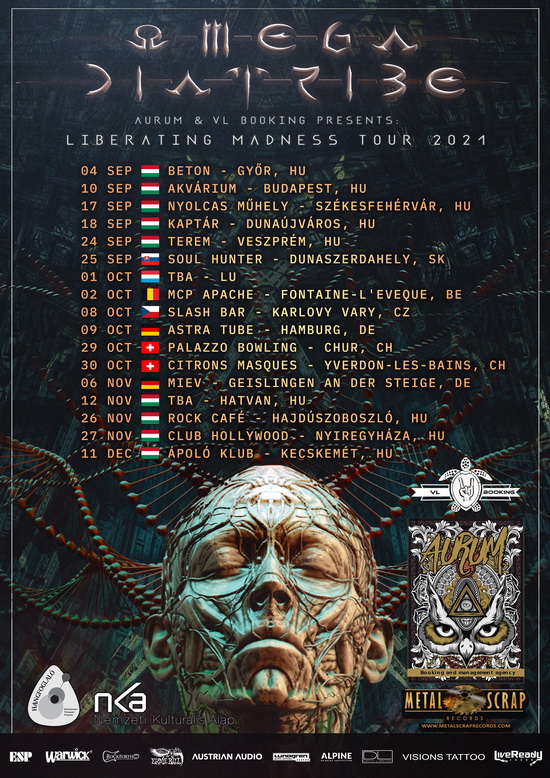 OMEGA DIATRIBE Liberating Madness Tour 2021 550x
