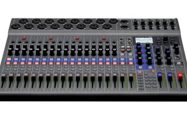 Itt a Zoom LiveTrak L-20 digitális mixer és felvevő