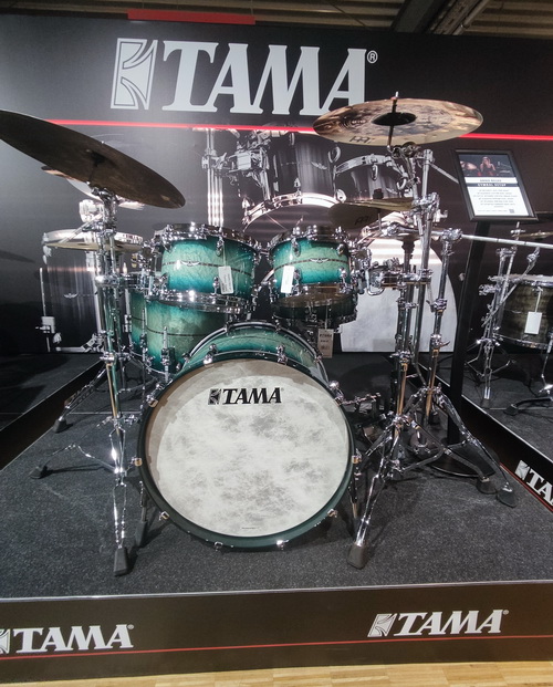 StarMapleEmerald Sea Curly Maple BurstAnnika Cymbals 500x