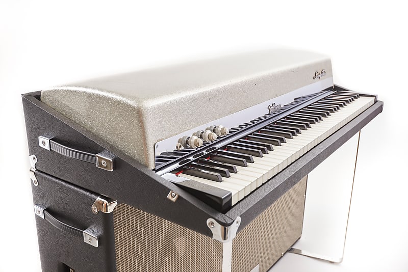 1966 Fender Rhodes Suitcase 73 Silver Sparkle