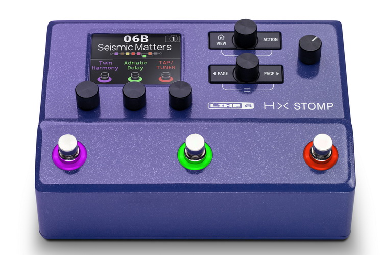 HX Stomp Limited Edition Purple 3qtr Front sml 750x