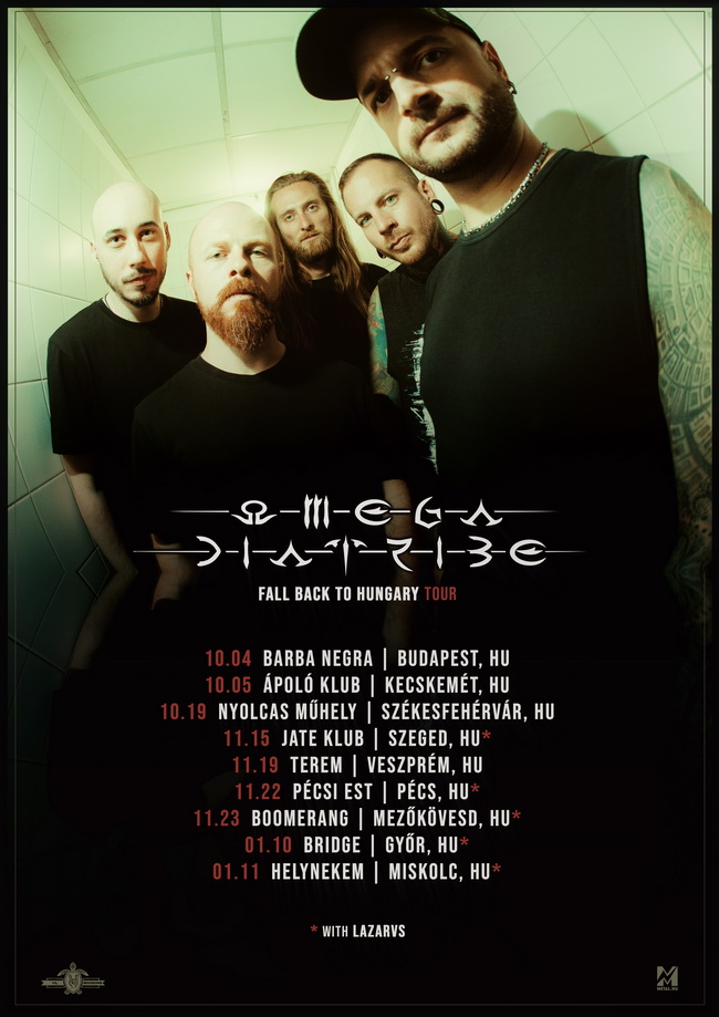 Omega Diatribe 24 Tour Flyer 650x