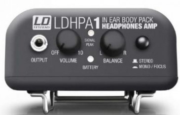LD Systems HPA 1 - fejhallgató erősítő fülmonitorokhoz
