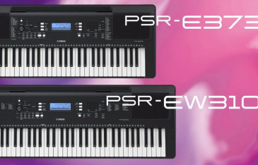 Yamaha PSR-E373, PSR-EW310 hordozható szintetizátorok