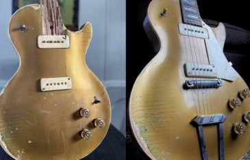 Jared James Nichols viharverte 1952-es Gibson Les Paul Goldtop gitárjának újjászületése
