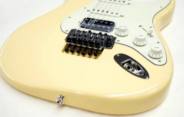 Fender Made in Japan Limited Stratocaster Floyd Rose Vintage White teszt 